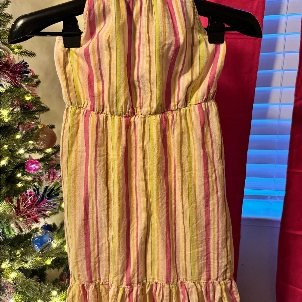 Striped Halter Dress